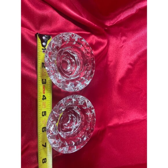 Bolsius Single French Crystal Candle Holders Made In France - Picture 2 of 4